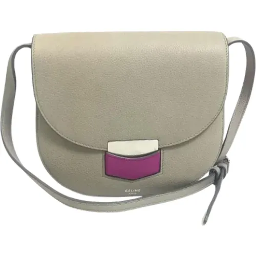 Pre-owned Cross Body Bags, female, , Size: ONE SIZE Pre-owned Leather celine-bags - Celine Vintage - Modalova