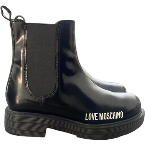 Chelsea Boots, female, , Size: 11 US Chelsean Boots - Love Moschino - Modalova