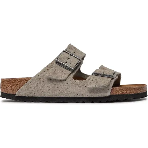 Durchbrochene Sandalen , Herren, Größe: 41 EU - Birkenstock - Modalova