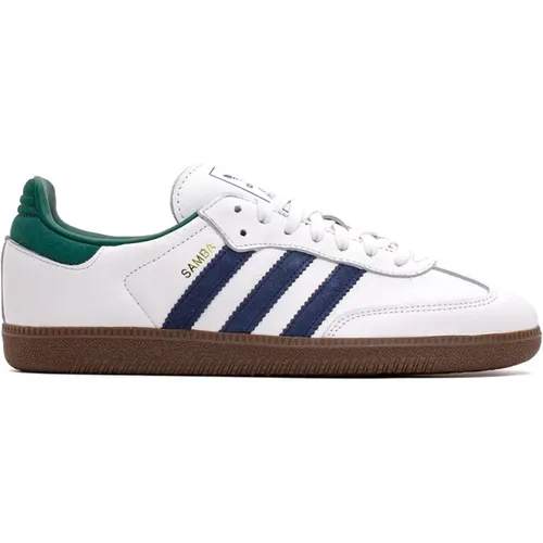 Schwarze Samba OG Leder Sneakers , Herren, Größe: 40 1/2 EU - Adidas - Modalova