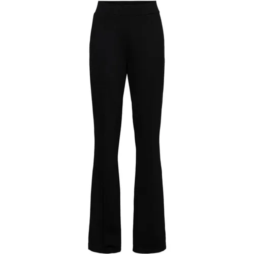 Schwarze Daisy Flare Hose , Damen, Größe: 3XL - &Co Woman - Modalova