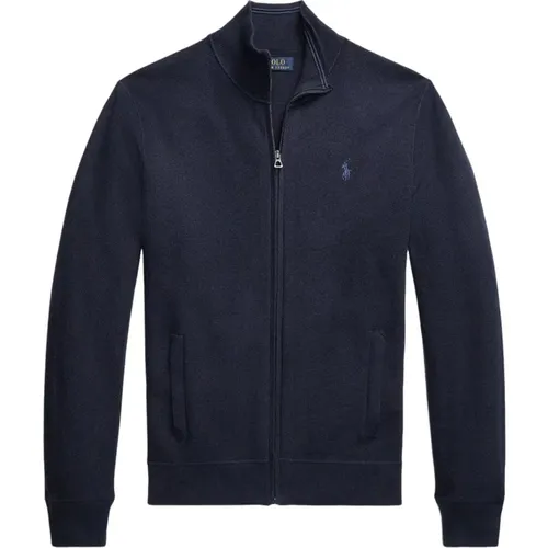 Navy Heather Full Zip Jacket , male, Sizes: 2XL - Polo Ralph Lauren - Modalova