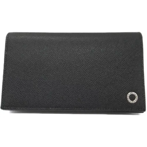 Pre-owned Wallets, female, , Size: ONE SIZE Pre-owned Leather wallets - Bvlgari Vintage - Modalova