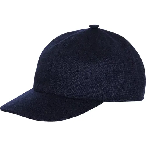 Pinhead Wolle Baseball Cap , Herren, Größe: 61 CM - Kiton - Modalova