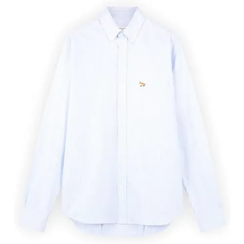 Stylish Shirt for Men , male, Sizes: L - Maison Kitsuné - Modalova