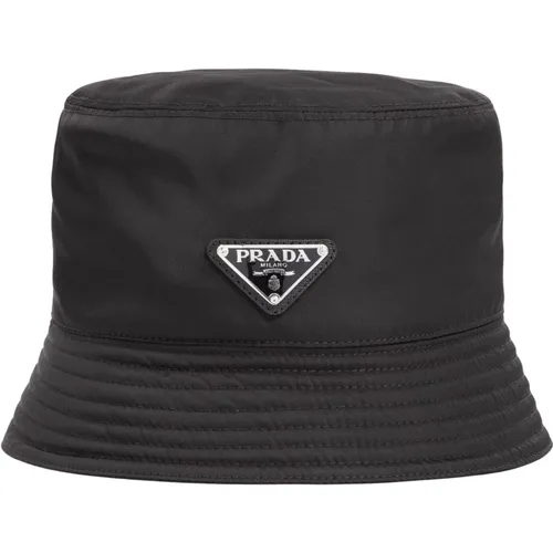 Nylon Bucket Hat , male, Sizes: S - Prada - Modalova