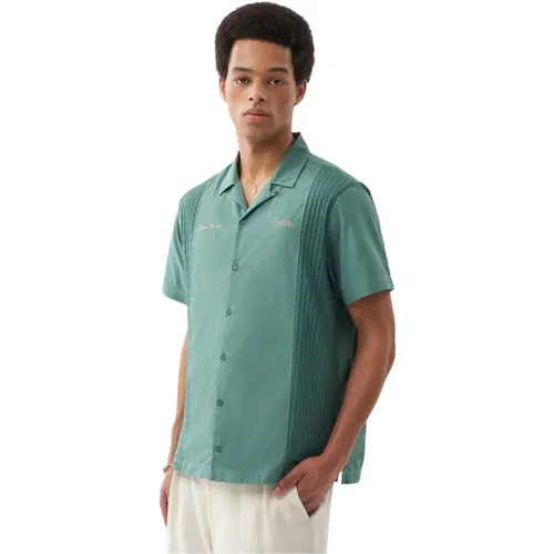 Resort Shirt Sage , male, Sizes: XS, M, L, 2XL, XL - Filling Pieces - Modalova