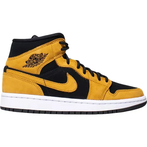 Wüste Ochre Air Jordan 1 Mid Limited Edition , Herren, Größe: 38 EU - Nike - Modalova