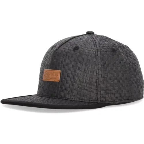 Caps, male, , Size: ONE SIZE Straw Snapback Flat Visor Cap - Dolly Noire - Modalova