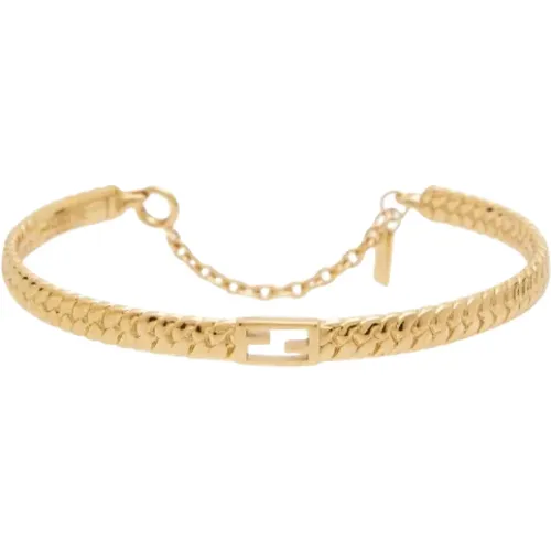 Pre-owned Jewellery, female, , Size: ONE SIZE Pre-owned Fabric bracelets - Fendi Vintage - Modalova