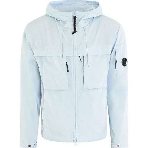 Chrome-R Hooded Jacket Blau - C.P. Company - Modalova