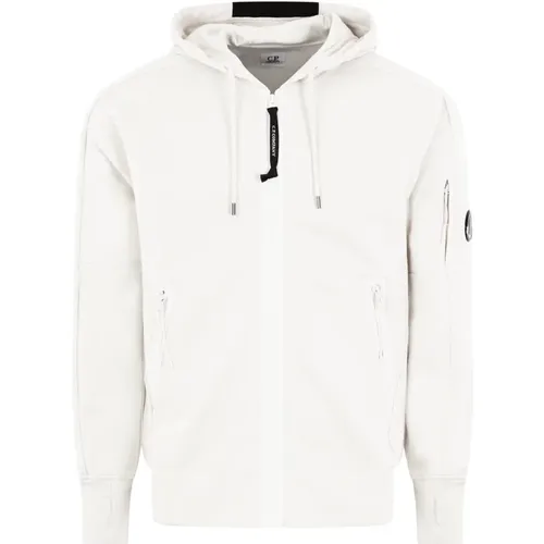 Zip Up Hooded Sweater , male, Sizes: 2XL, XL - C.P. Company - Modalova