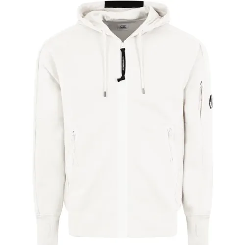 Zip Up Hooded Sweater , male, Sizes: XL - C.P. Company - Modalova