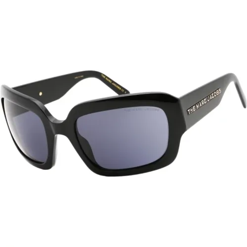 Schwarze Harz-Sonnenbrille für Frauen , Damen, Größe: ONE Size - Marc Jacobs - Modalova