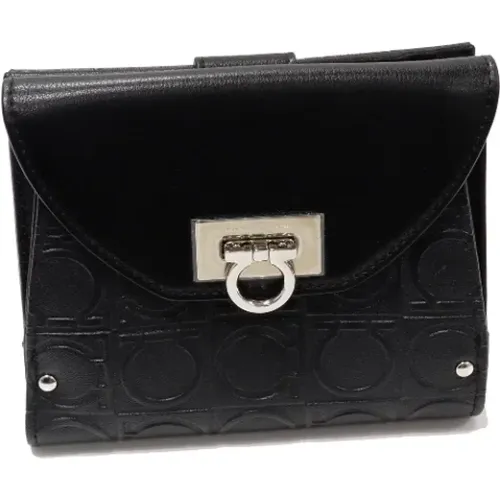 Pre-owned Wallets, female, , Size: ONE SIZE Pre-owned Leather wallets - Salvatore Ferragamo Pre-owned - Modalova