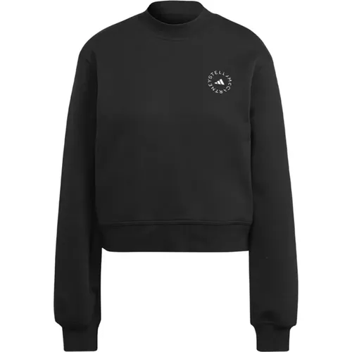 Stylischer Crew Neck Sweatshirt , Damen, Größe: M - adidas by stella mccartney - Modalova