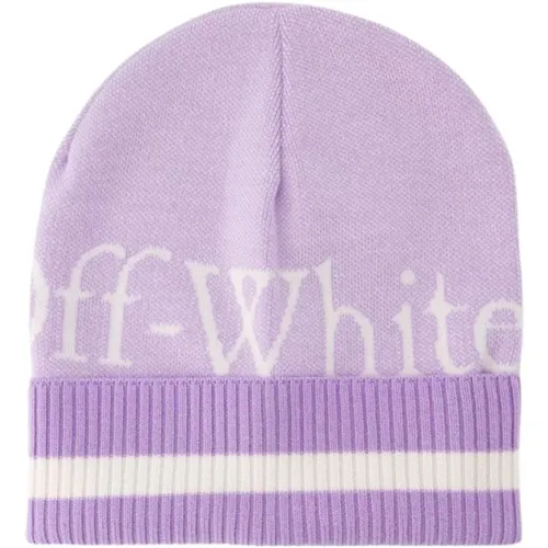 Beanies, female, , Size: ONE SIZE Pixel Beanie - Off White - Modalova