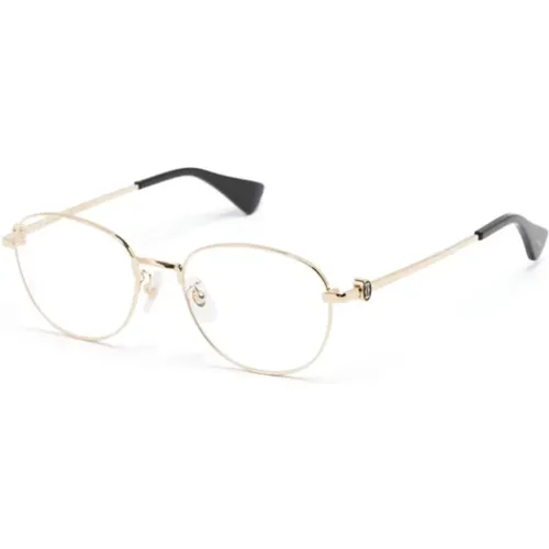 Glasses, female, , Size: 53 MM Gold Optical Frame for Everyday Use - Cartier - Modalova