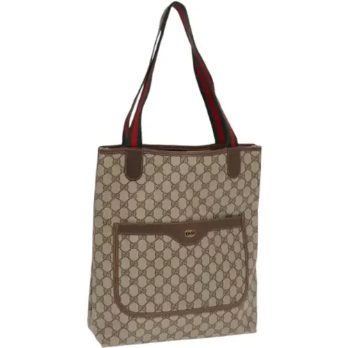 Pre-owned Tote Bags, female, , Size: ONE SIZE Pre-owned Leather totes - Gucci Vintage - Modalova