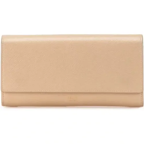 Pre-owned Wallets, female, , Size: ONE SIZE Pre-owned Leather wallets - Celine Vintage - Modalova