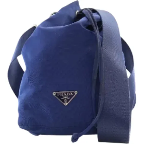 Pre-owned Bucket Bags, female, , Size: ONE SIZE Pre-owned Nylon prada-bags - Prada Vintage - Modalova