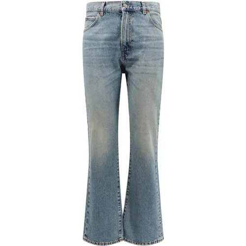 Blaue Straight Leg Jeans , Herren, Größe: W29 - Haikure - Modalova