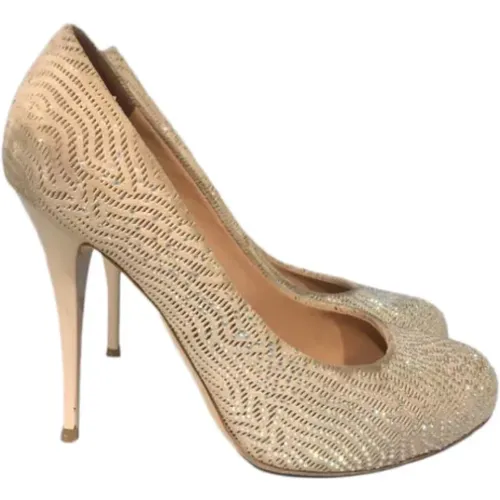 Pre-owned Pumps, female, , Size: 6 1/2 US Pre-owned Suede heels - Giuseppe Zanotti Pre-owned - Modalova