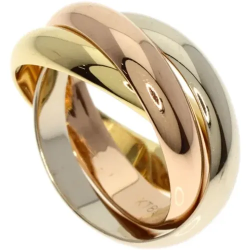 Pre-owned Gold rings , female, Sizes: ONE SIZE - Cartier Vintage - Modalova