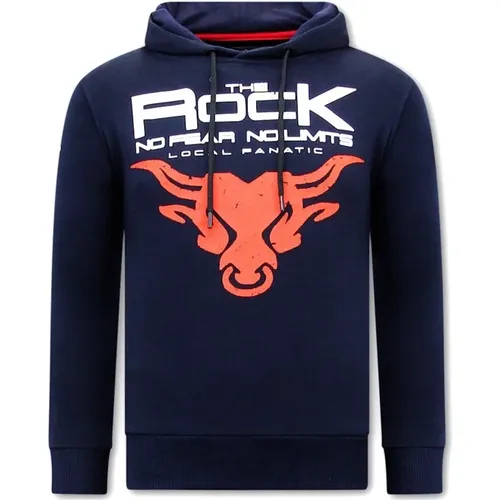 The Rock Hoodie Herren , Herren, Größe: S - Local Fanatic - Modalova