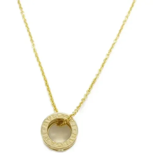 Pre-owned Jewellery, female, , Size: ONE SIZE Pre-owned Gold necklaces - Bvlgari Vintage - Modalova