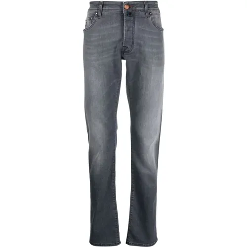 Stilvolle Slim-fit Jeans , Herren, Größe: W35 - Jacob Cohën - Modalova