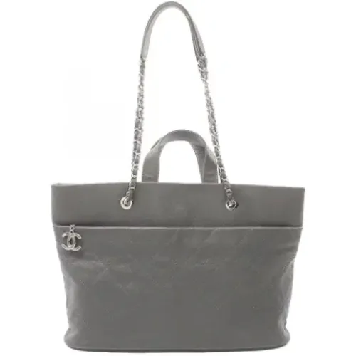 Pre-owned Tote Bags, female, , Size: ONE SIZE Pre-owned Leather chanel-bags - Chanel Vintage - Modalova