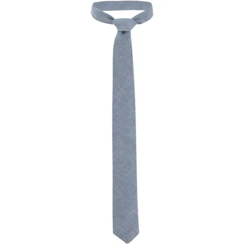 Ties, male, , Size: ONE SIZE Classic Diamond-Pointed Adjustable Tie - Eleventy - Modalova