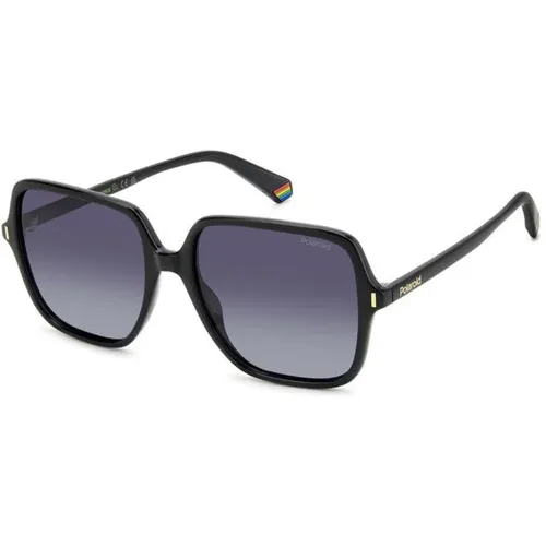 Sunglasses Polarized Shaded Gray , female, Sizes: 56 MM - Polaroid - Modalova