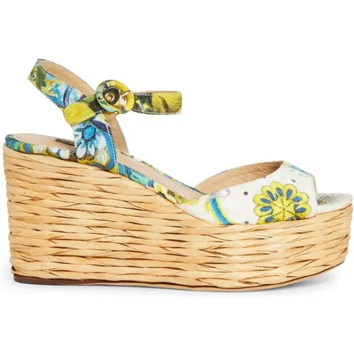 Wedges , Damen, Größe: 37 1/2 EU - Dolce & Gabbana - Modalova