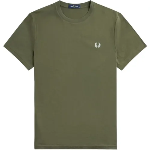 T-Shirts, male, , Size: 2XL Casual Cotton Tee Shirt - Fred Perry - Modalova