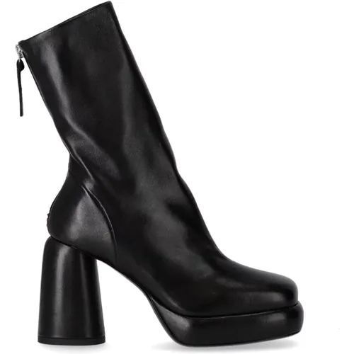 Elsa Heeled Ankle Boot , female, Sizes: 7 UK, 4 1/2 UK - Halmanera - Modalova