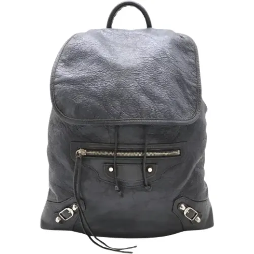 Pre-owned Backpacks, male, , Size: ONE SIZE Pre-owned Leather backpacks - Balenciaga Vintage - Modalova