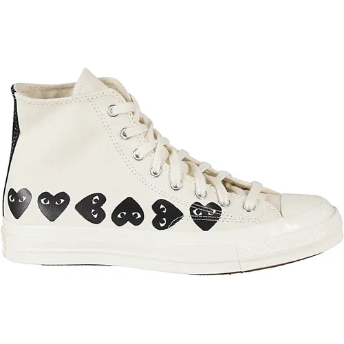 Herz High Top Sneakers , Herren, Größe: 42 EU - Comme des Garçons Play - Modalova