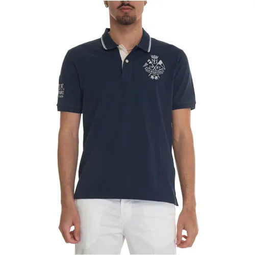Yoshihiko Polo Shirt aus Baumwollpiqué , Herren, Größe: L - LA MARTINA - Modalova
