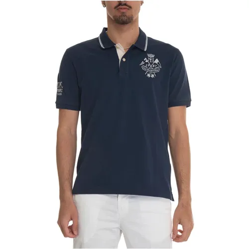 Yoshihiko Polo Shirt aus Baumwollpiqué , Herren, Größe: M - LA MARTINA - Modalova