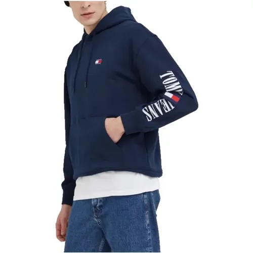 Hoodies, male, , Size: M Retro Chic Archive Hoodie - Tommy Hilfiger - Modalova