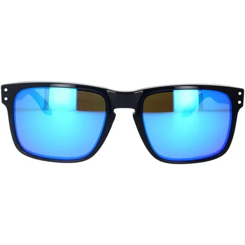 Polarisierte Holbrook Sonnenbrille , unisex, Größe: 37 MM - Oakley - Modalova