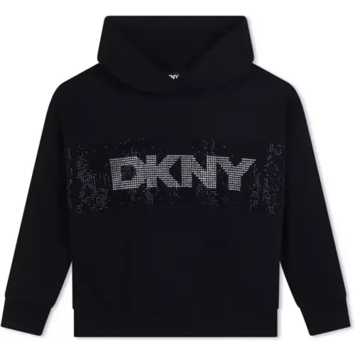 Schwarzer Hoodie für Kinder DKNY - DKNY - Modalova