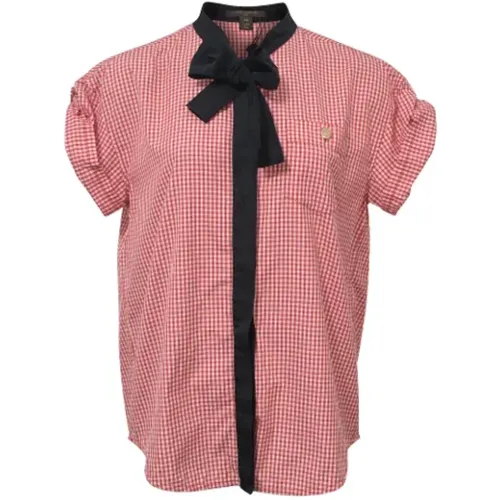 Pre-owned Shirts & Blouses, female, , Size: S Pre-owned Cotton tops - Louis Vuitton Vintage - Modalova