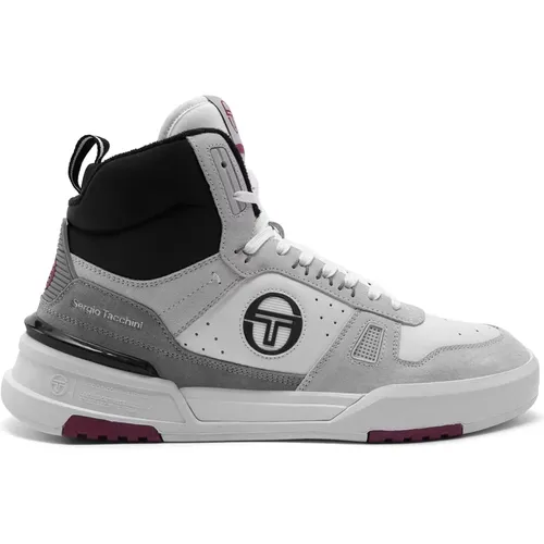 Klassische Hi-Top Sneakers , Herren, Größe: 46 EU - Sergio Tacchini - Modalova