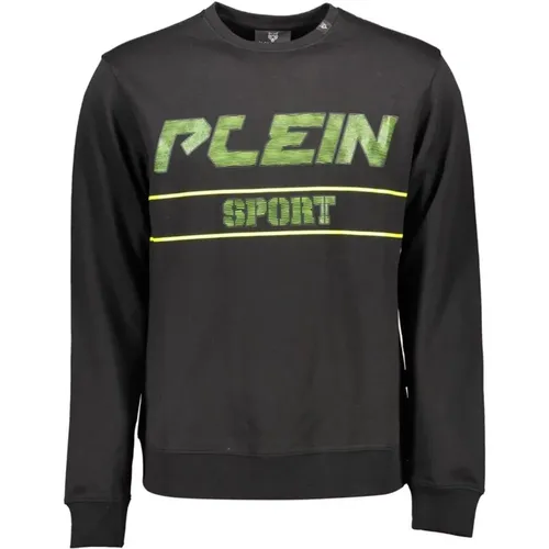 Kontrast Logo Pullover Herren Sweatshirt , Herren, Größe: L - Plein Sport - Modalova