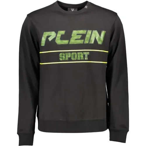 Kontrast Logo Pullover Herren Sweatshirt , Herren, Größe: M - Plein Sport - Modalova