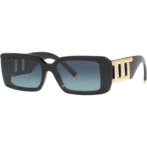 Elegant Rectangular Sunglasses , female, Sizes: 62 MM - Tiffany - Modalova
