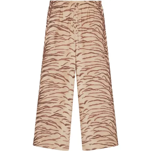 Tiger Print Seidenhose - Stella Mccartney - Modalova